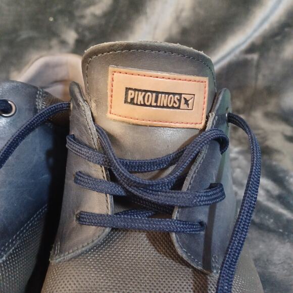 Pikolinos Oxford Durango Men's  Blue and Grey Shoes 44 - Picture 3 of 11